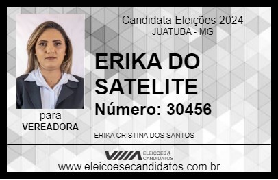 Candidato ERIKA DO SATELITE 2024 - JUATUBA - Eleições