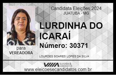 Candidato LURDINHA DO ICARAÍ 2024 - JUATUBA - Eleições