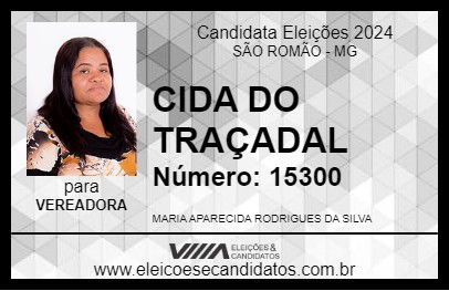 Candidato CIDA DO TRAÇADAL 2024 - SÃO ROMÃO - Eleições