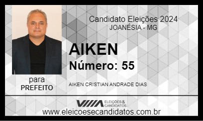 Candidato AIKEN 2024 - JOANÉSIA - Eleições