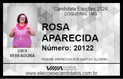 Candidato ROSA APARECIDA 2024 - COQUEIRAL - Eleições