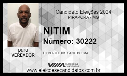 Candidato NITIM 2024 - PIRAPORA - Eleições