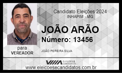 Candidato JOÃO ARÃO 2024 - INHAPIM - Eleições