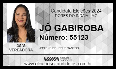 Candidato JÔ GABIROBA 2024 - DORES DO INDAIÁ - Eleições