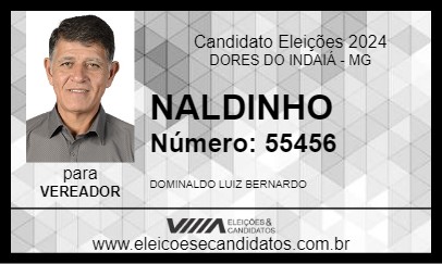 Candidato NALDINHO 2024 - DORES DO INDAIÁ - Eleições