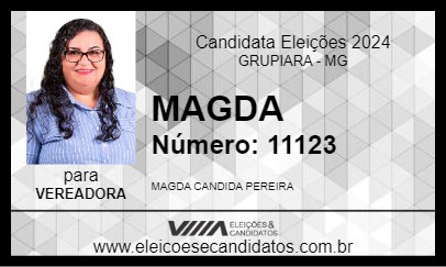 Candidato MAGDA 2024 - GRUPIARA - Eleições