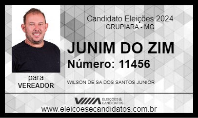 Candidato JUNIM DO ZIM 2024 - GRUPIARA - Eleições