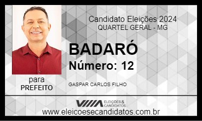 Candidato BADARÓ 2024 - QUARTEL GERAL - Eleições