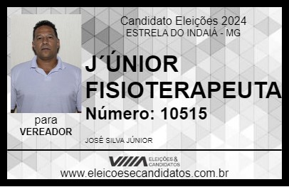 Candidato JÚNIOR FISIOTERAPEUTA 2024 - ESTRELA DO INDAIÁ - Eleições