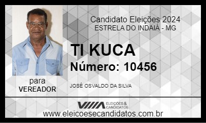 Candidato TI KUCA 2024 - ESTRELA DO INDAIÁ - Eleições