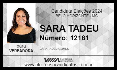 Candidato SARA TADEU 2024 - BELO HORIZONTE - Eleições