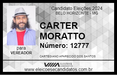 Candidato CARTER MORATTO 2024 - BELO HORIZONTE - Eleições