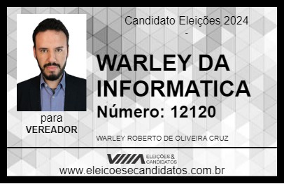 Candidato WARLEY DA INFORMATICA 2024 - BELO HORIZONTE - Eleições