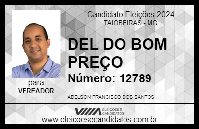 Candidato DEL DO BOM PREÇO 2024 - TAIOBEIRAS - Eleições