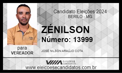 Candidato ZÉNILSON 2024 - BERILO - Eleições