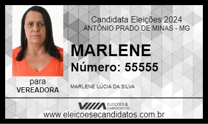 Candidato MARLENE 2024 - ANTÔNIO PRADO DE MINAS - Eleições