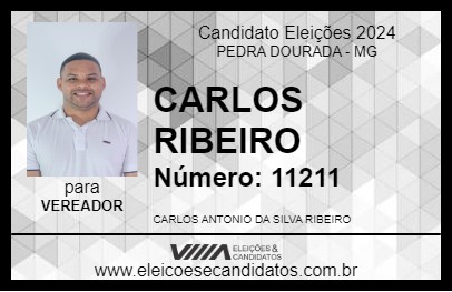 Candidato CARLOS RIBEIRO 2024 - PEDRA DOURADA - Eleições