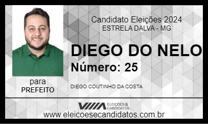 Candidato DIEGO DO NELO 2024 - ESTRELA DALVA - Eleições