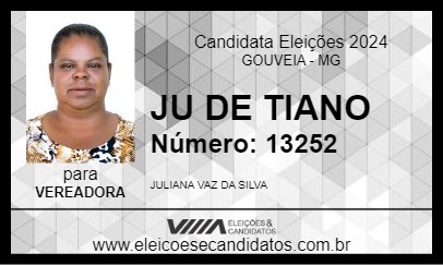 Candidato JU DE TIANO 2024 - GOUVEIA - Eleições