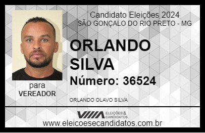 Candidato ORLANDO SILVA 2024 - SÃO GONÇALO DO RIO PRETO - Eleições