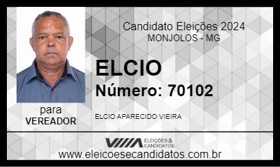 Candidato ELCIO 2024 - MONJOLOS - Eleições