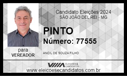 Candidato PINTO 2024 - SÃO JOÃO DEL REI - Eleições