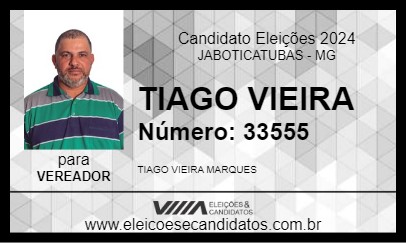 Candidato TIAGO VIEIRA 2024 - JABOTICATUBAS - Eleições