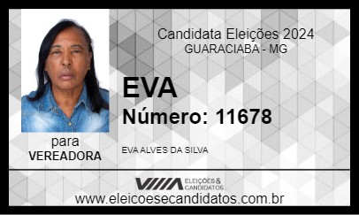 Candidato EVA 2024 - GUARACIABA - Eleições