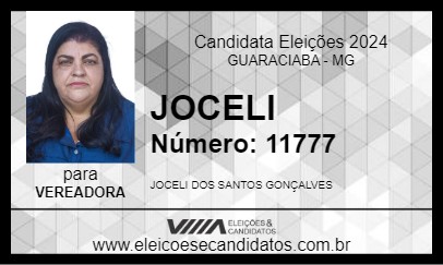 Candidato JOCELI 2024 - GUARACIABA - Eleições