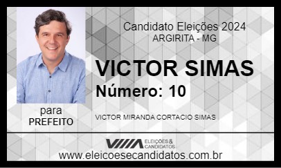 Candidato VICTOR SIMAS 2024 - ARGIRITA - Eleições