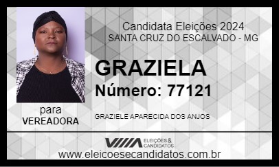 Candidato GRAZIELA 2024 - SANTA CRUZ DO ESCALVADO - Eleições