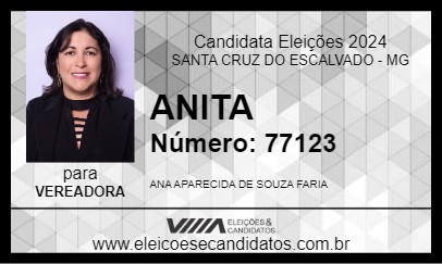 Candidato ANITA 2024 - SANTA CRUZ DO ESCALVADO - Eleições