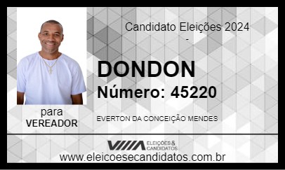 Candidato DONDOM 2024 - SÃO JOÃO DEL REI - Eleições