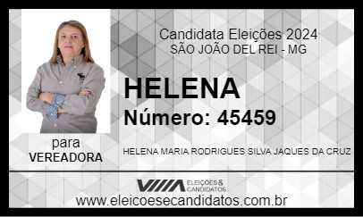 Candidato HELENA 2024 - SÃO JOÃO DEL REI - Eleições