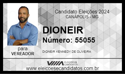 Candidato DIONEIR 2024 - CANÁPOLIS - Eleições