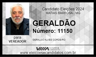 Candidato GERALDÃO 2024 - MATIAS BARBOSA - Eleições