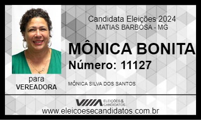 Candidato MÔNICA BONITA 2024 - MATIAS BARBOSA - Eleições