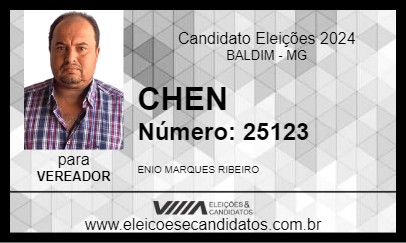 Candidato CHEN 2024 - BALDIM - Eleições