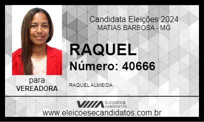 Candidato RAQUEL 2024 - MATIAS BARBOSA - Eleições