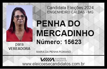 Candidato PENHA DO MERCADINHO 2024 - ENGENHEIRO CALDAS - Eleições