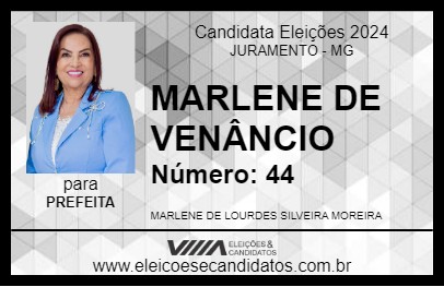 Candidato MARLENE DE VENÂNCIO 2024 - JURAMENTO - Eleições