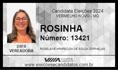 Candidato ROSINHA 2024 - VERMELHO NOVO - Eleições