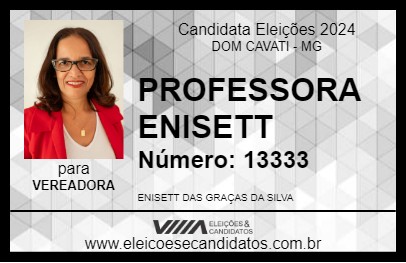 Candidato PROFESSORA ENISETT 2024 - DOM CAVATI - Eleições