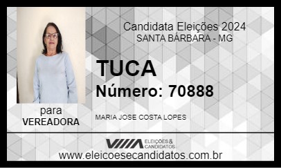 Candidato TUCA 2024 - SANTA BÁRBARA - Eleições