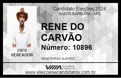 Candidato RENE DO CARVÃO 2024 - SANTA BÁRBARA - Eleições