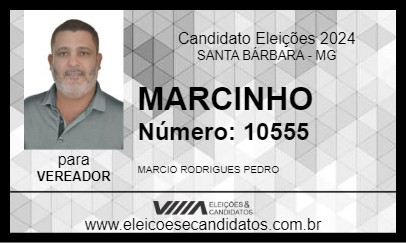 Candidato MARCINHO 2024 - SANTA BÁRBARA - Eleições