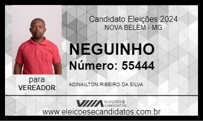 Candidato NEGUINHO 2024 - NOVA BELÉM - Eleições