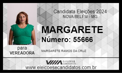 Candidato MARGARETE 2024 - NOVA BELÉM - Eleições