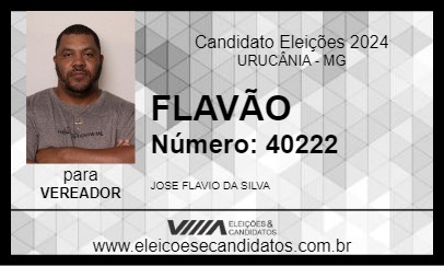 Candidato FLAVÃO 2024 - URUCÂNIA - Eleições