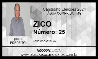 Candidato ZICO 2024 - ÁGUA COMPRIDA - Eleições